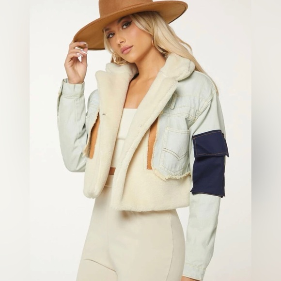 Denim Patchwork Jacket - Picture 4 of 6